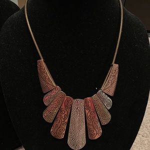 Necklace and earrings